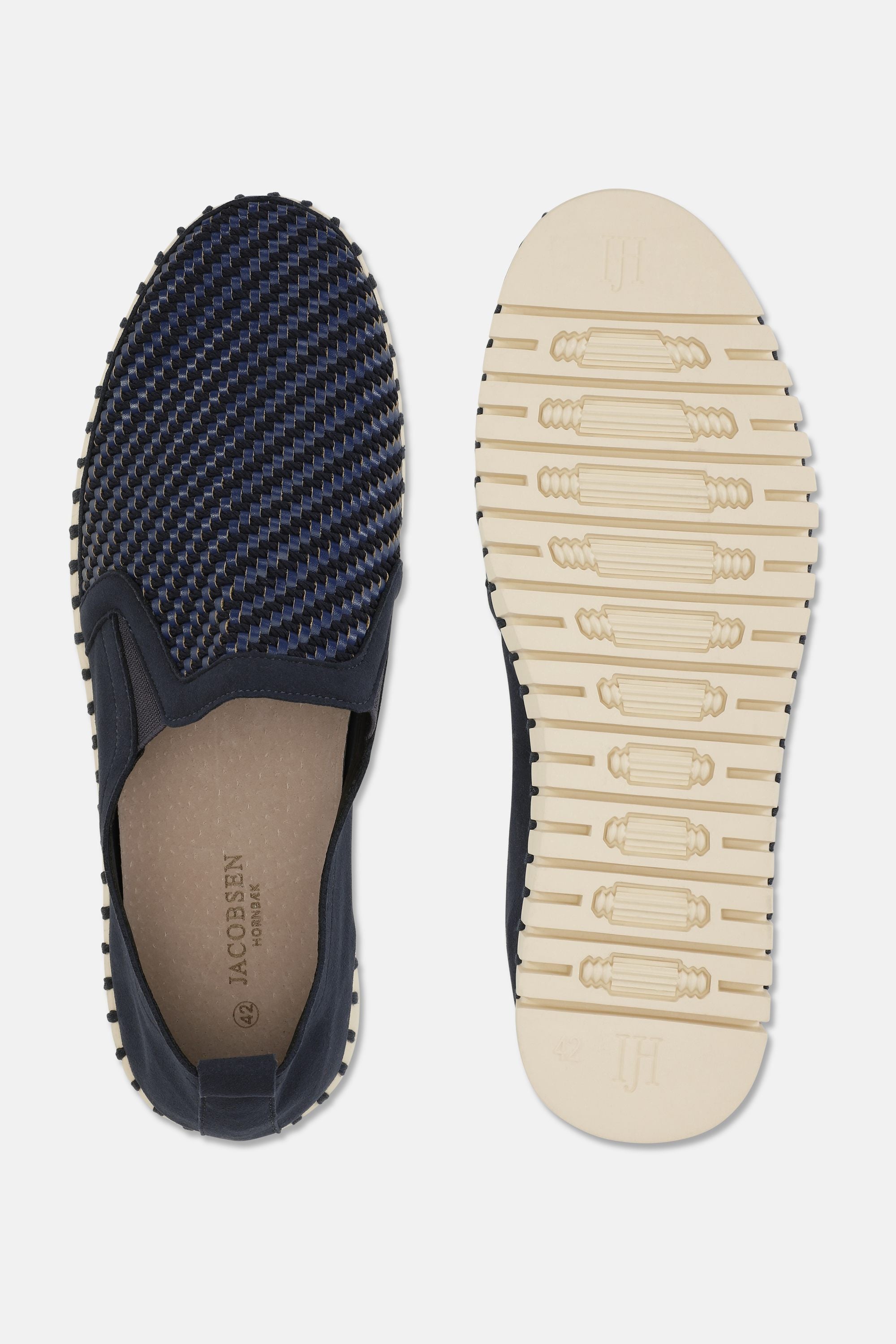 Komfortable Herresko - Dark Indigo Pearled Ivory